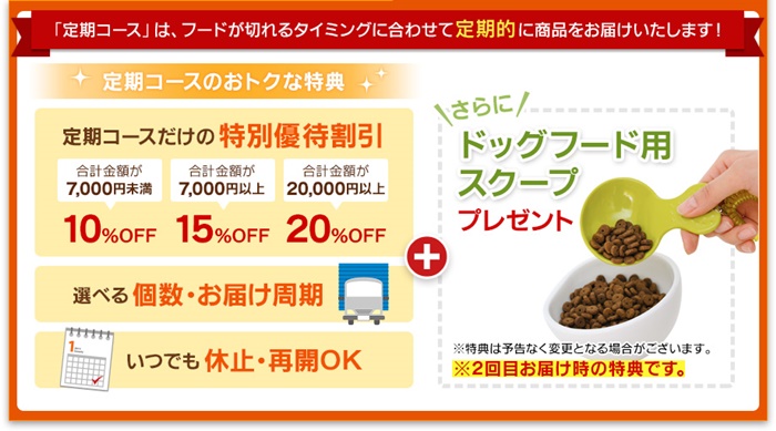 モグワンドッグフードは定期コースの申込で全ての人が10%OFF!